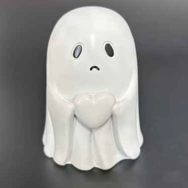 Cute ghost campfire light holloween decore